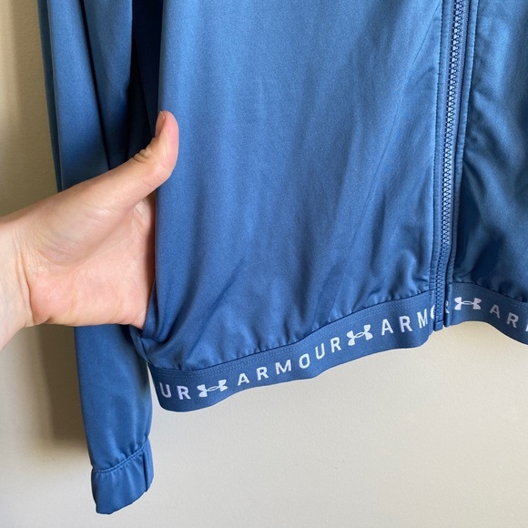 Under Armour Heat Gear Thin Light Loose Athletic Track Jacket - Picture 5 of 5